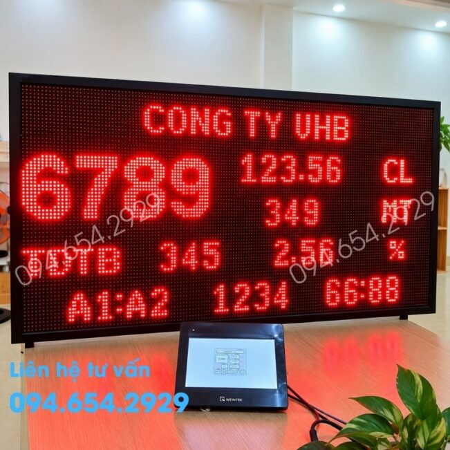 Bảng LED kết nối màn HMI