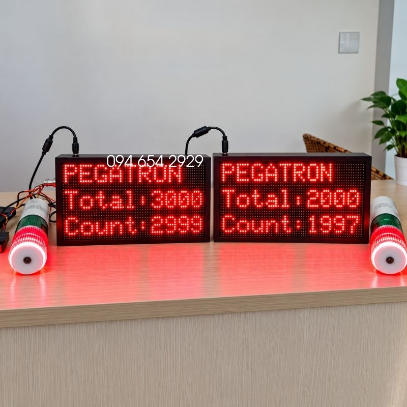 Bảng Led Hiển Thị Xuất Ăn Căng Tin 2 Bảng Led Hiển Thị Xuất Ăn Căng Tin