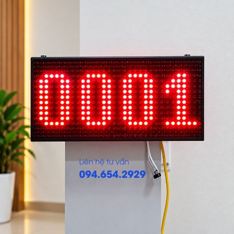 Bảng LED Hiển Thị Số Thứ Tự 3 bang led lay so thu tu 02 1