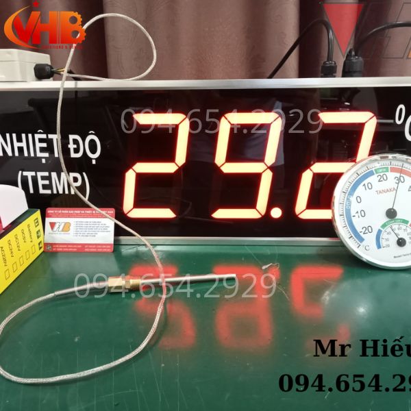 Bảng led hiển thị nhiệt độ kho lạnh