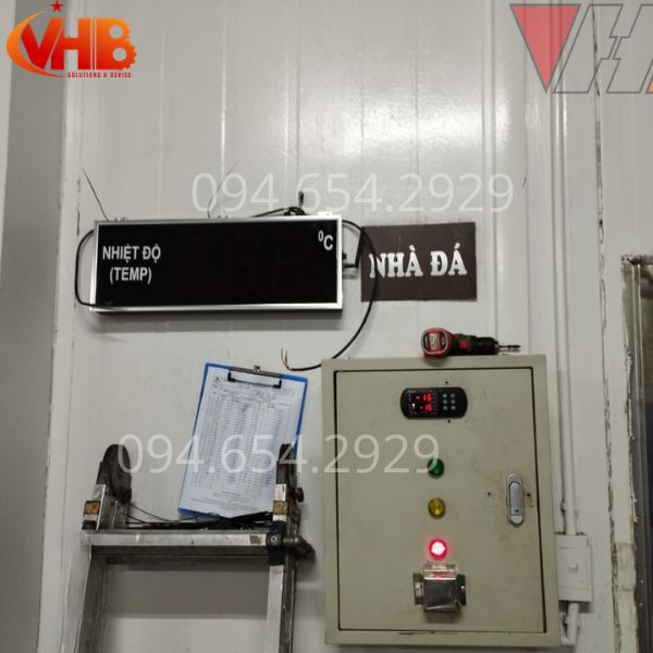 Bảng led hiển thị nhiệt độ kho lạnh