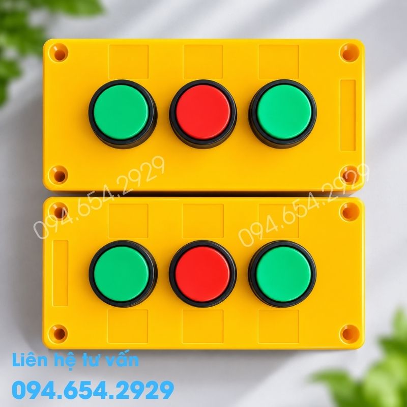 Nút nhấn đóng mở barie 4 Nút nhấn đóng mở barie