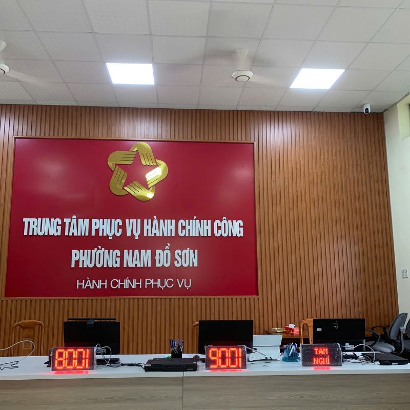 Hệ thống lấy số thứ tự tại Phường Nam Đồ Sơn