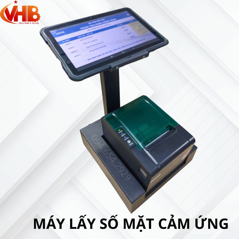 Kiosk lây số để bàn
