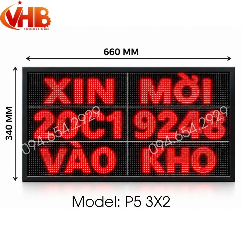 Bảng LED Hiển Thị Thông Tin VHB10-5066 2 Bảng LED hiển thị thông tin VHB10-5066