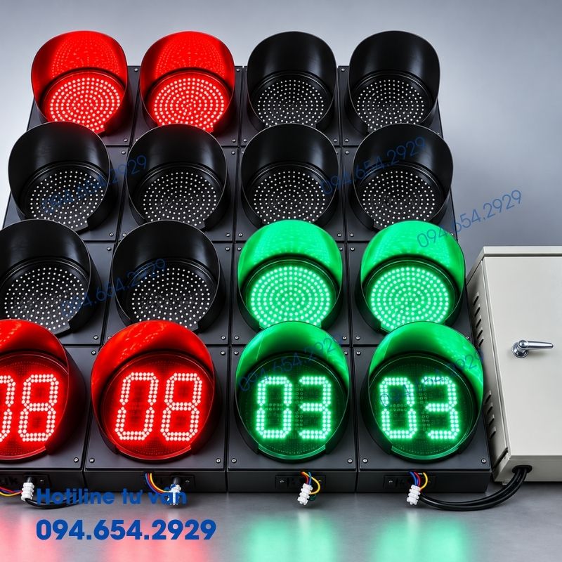 Đèn Tín Hiệu Giao Thông Cho Sân Sát Hạch Lái Xe