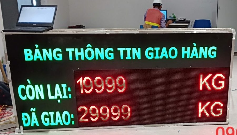 Bảng led hiển thị năng suất