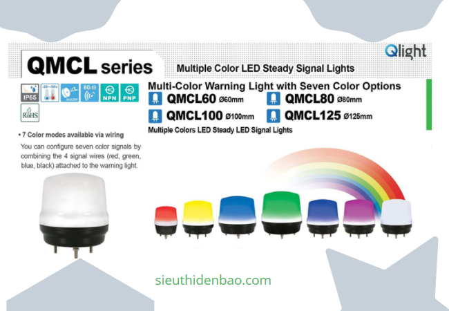 QMCL60 Đèn Báo Hiệu 7 Màu Qlight