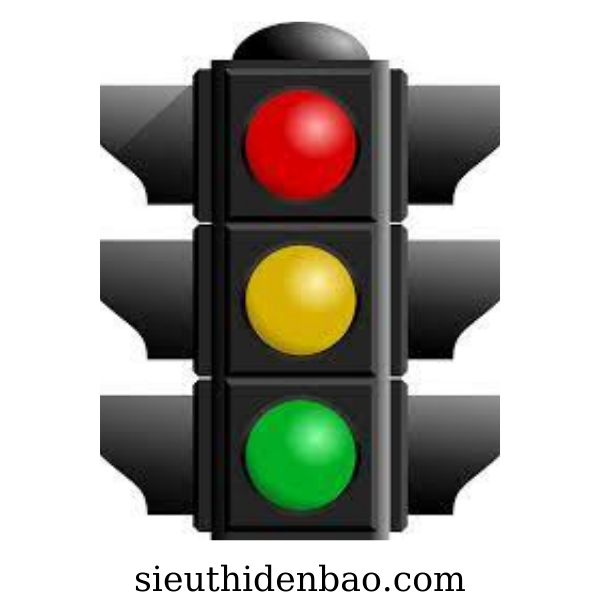 Hình 1: Đèn báo giao thông xanh đỏ vàng