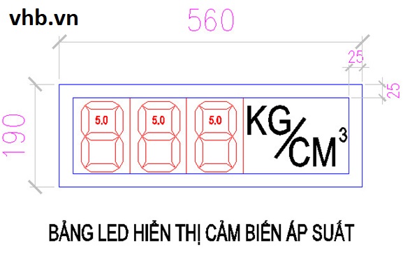 Hình 2: Bảng led hiển thị giá trị analog 4-20mA