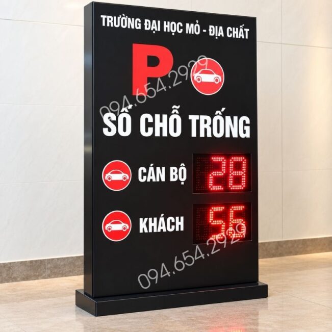 Bảng led chỉ dẫn lối vào tầng hầm