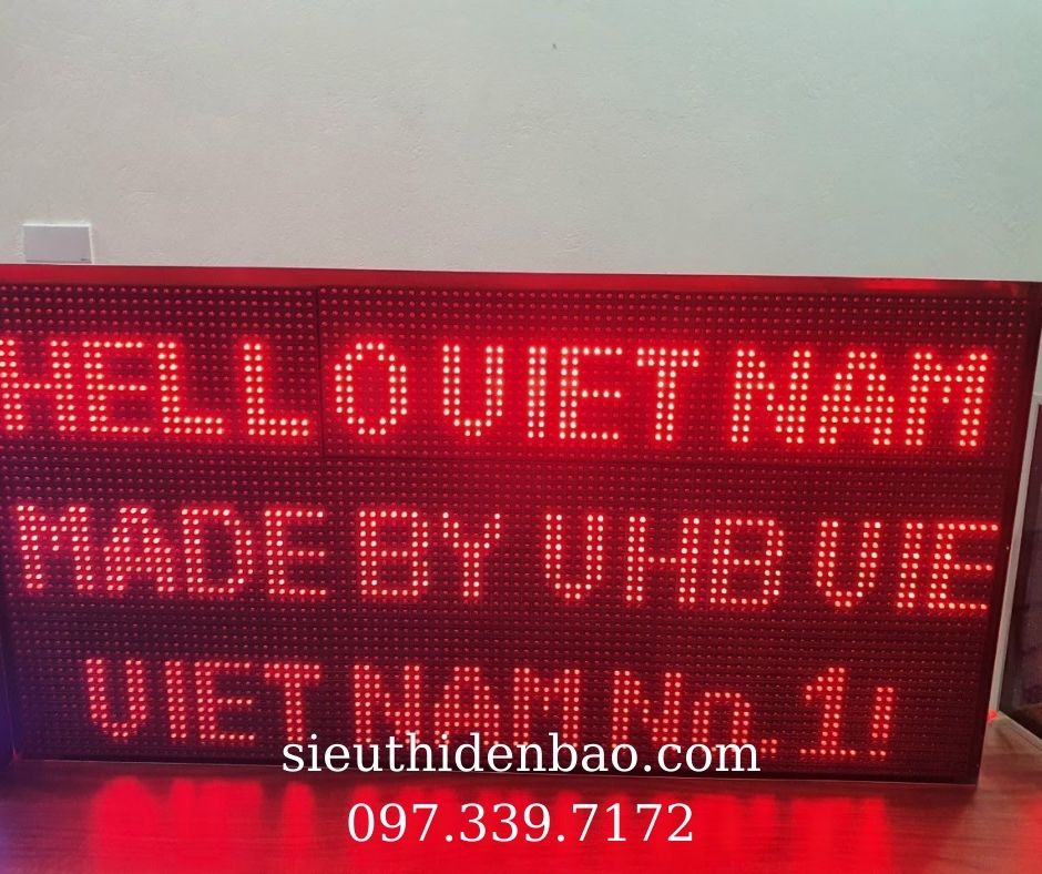 Hình 1:Bảng led hiển thị biển số xe giá rẻ tại Hà Nội