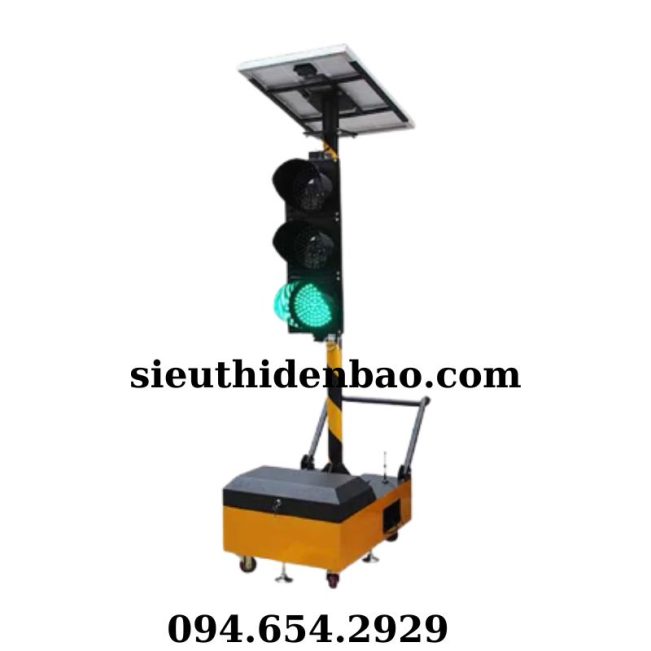 Hình 2: Đèn tín hiệu giao thông năng lượng mặt trời