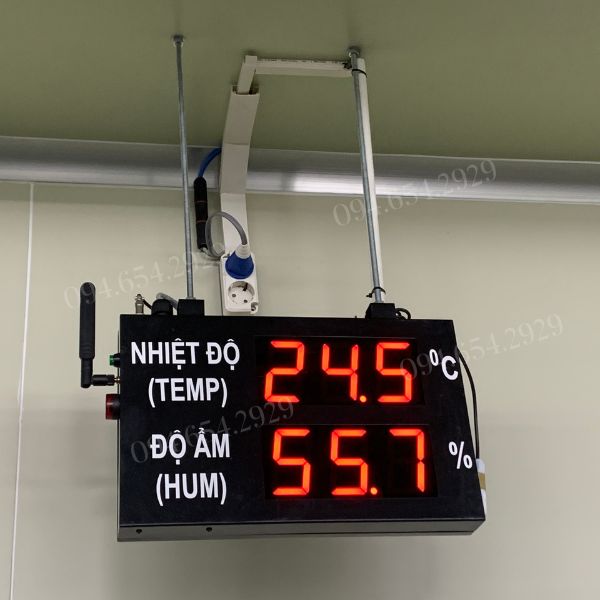 Giám sát nhiệt độ độ ẩm qua internet