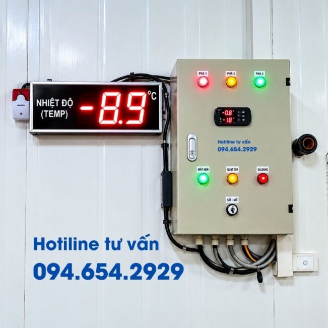 Hệ thống giám sát nhiệt độ kho lạnh