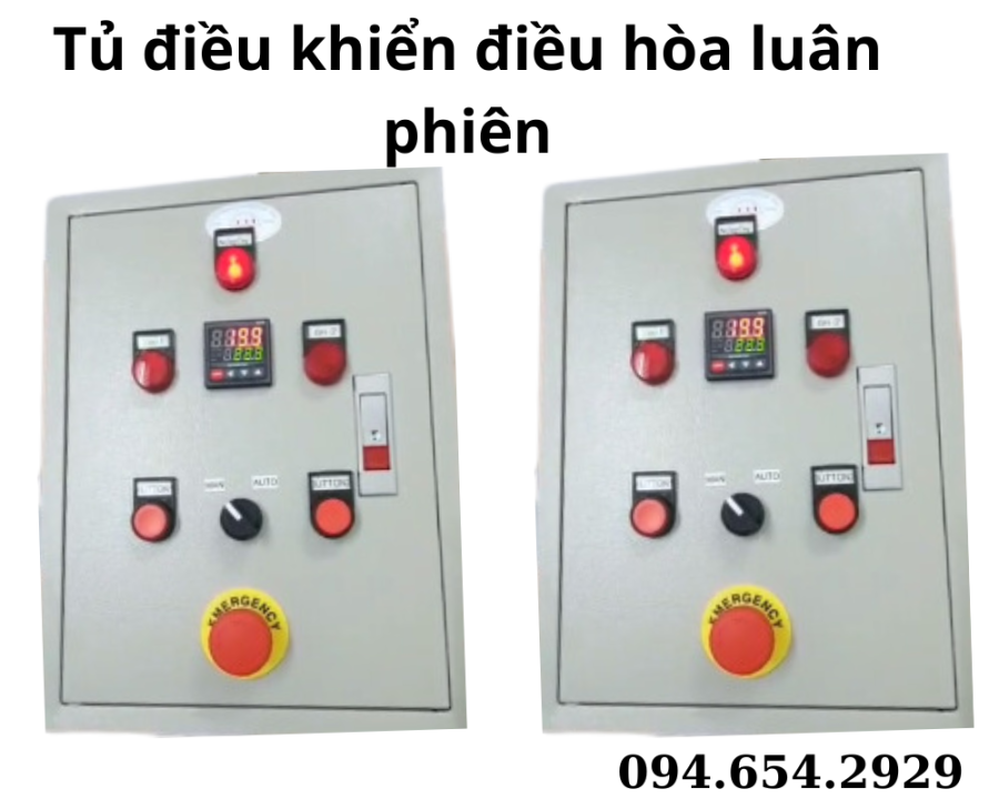 Hình 1: Tủ điều khiển điều hòa luân phiên cho trạm BTS