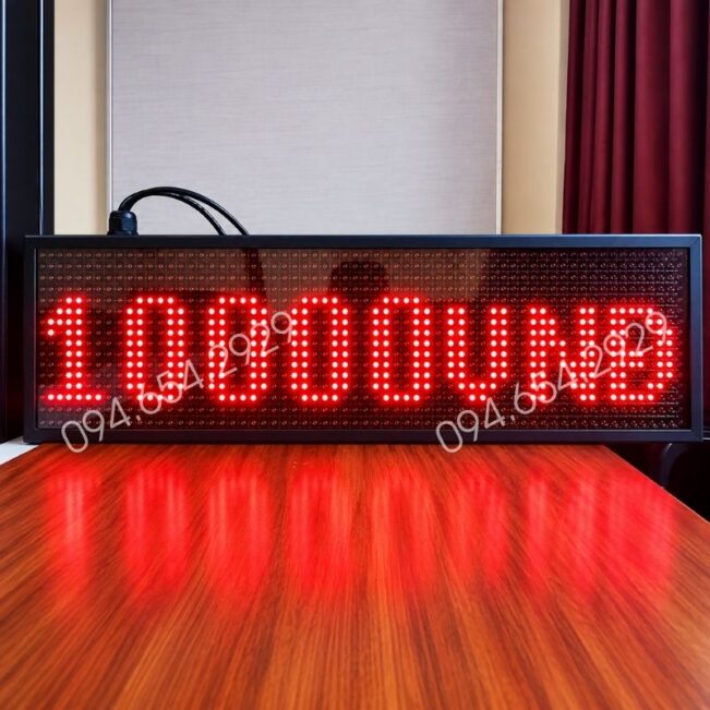 Bảng LED Hiển Thị Phí Giữ Xe