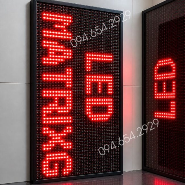 BẢNG LED PARKING THU PHÍ | HIỂN THỊ PHÍ GIỮ XE, BIỂN SỐ