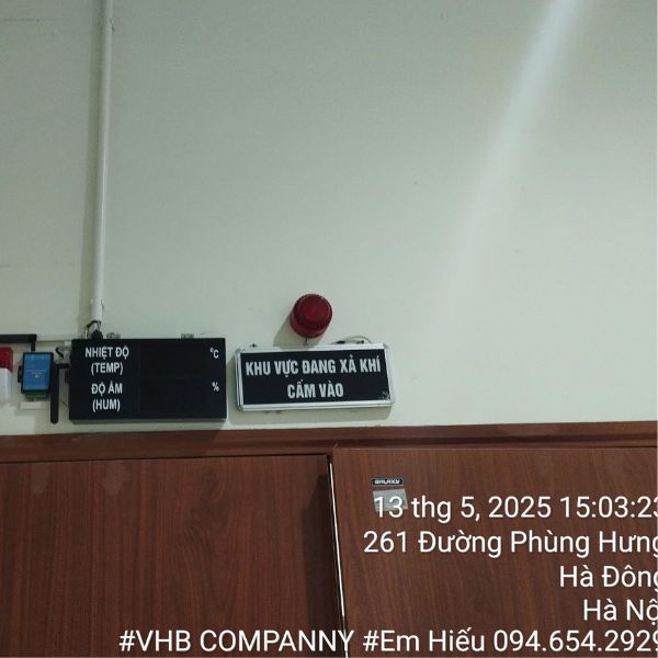 Hệ thống giám sát nhiệt độ tại Bệnh viện Quân Y 103 3 Hệ thống giám sát nhiệt độ tại bệnh viện quân Y 103