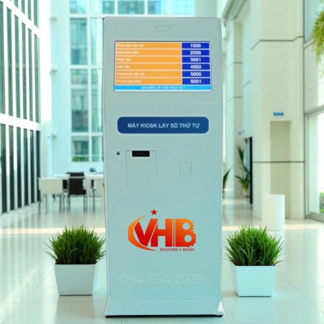Máy kiosk đăng ký khám bệnh