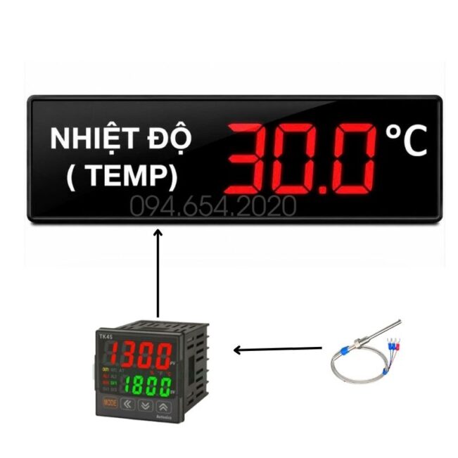 Bảng LED Đo Nhiệt Độ Kho Lạnh