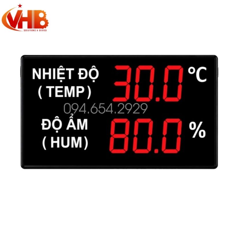 Bảng led đo nhiệt độ độ ẩm