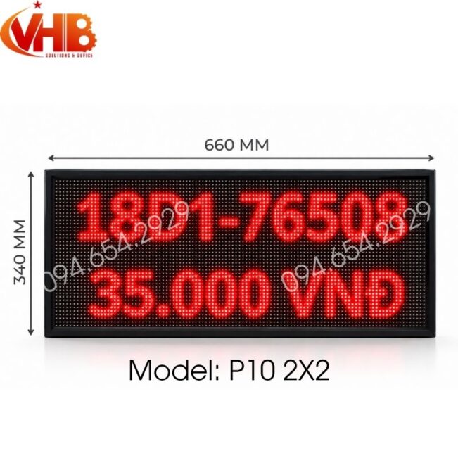 Bảng LED hiển thị thông tin VHB10-3466